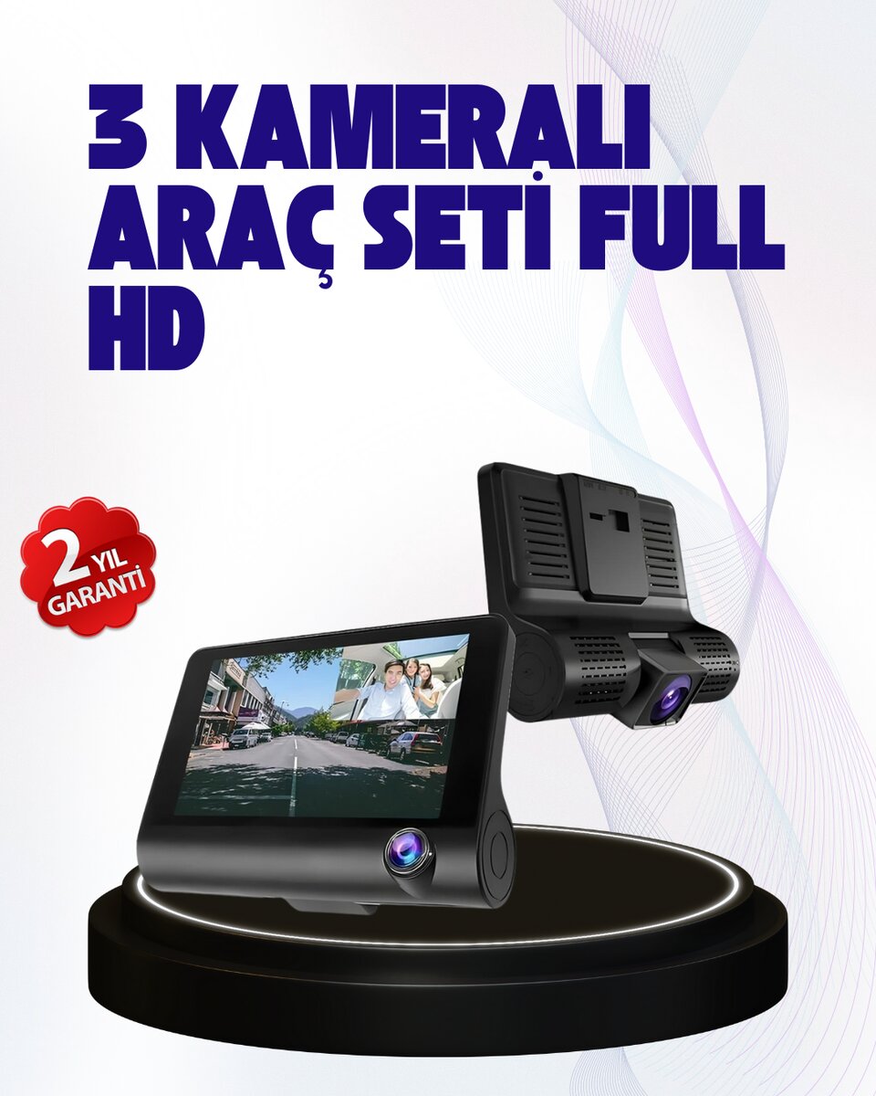 170° Geniş Açılı Araç Kamerası – 4.0” IPS Ekranlı Full HD DVR 1 170° Geniş Açılı Araç Kamerası – 4.0” IPS Ekranlı Full HD DVR