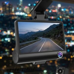 Çift Kameralı Araç İçi Kamera Full HD 1080P Gece Görüş ve Park Modlu