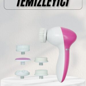 Cilt Temizleme ve Masaj Aleti 5 Başlıklı Akne ve Sivilce Önleyici