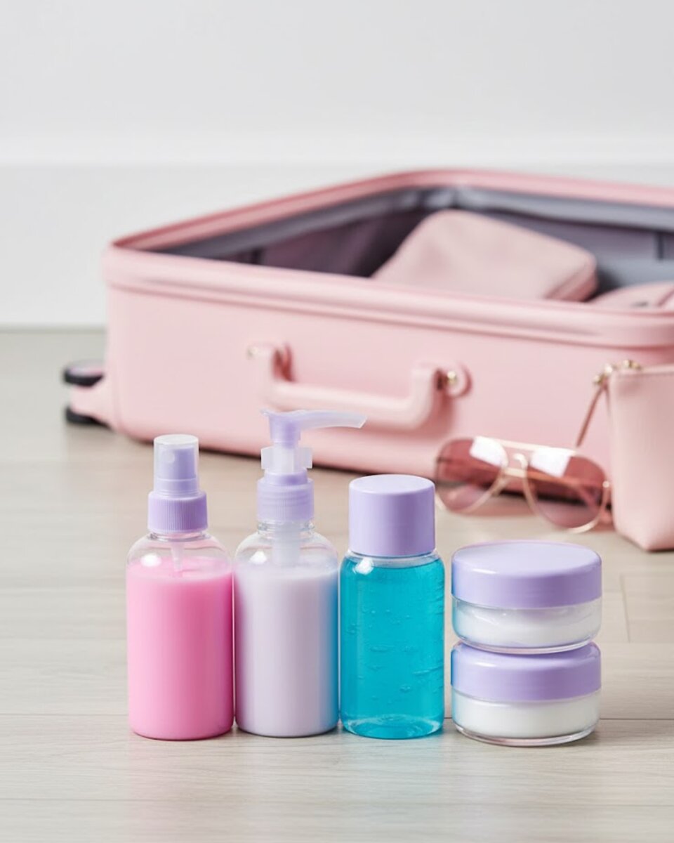 5 Parça Şeffaf Seyahat Kozmetik Seti 30 ml 1 5 Parça Şeffaf Seyahat Kozmetik Seti 30 ml
