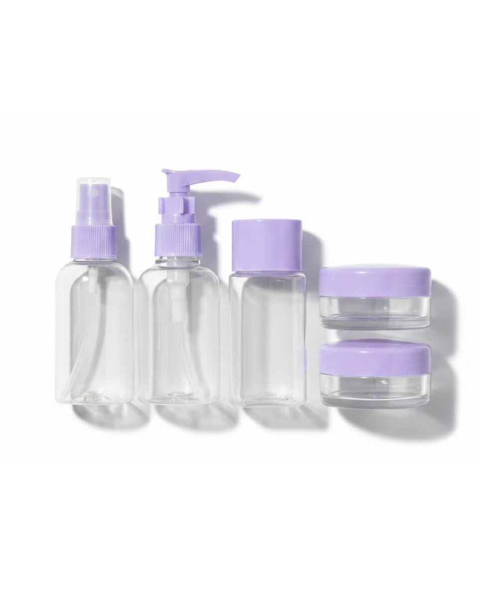 5 Parça Seyahat Banyo Seti 30 ml Şeffaf Taşınabilir Şişe Seti 4 5 Parça Seyahat Banyo Seti 30 ml Şeffaf Taşınabilir Şişe Seti - Görsel 4