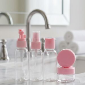 Taşınabilir 5’li Seyahat Kozmetik Şişe Seti 30 ml Sızdırmaz