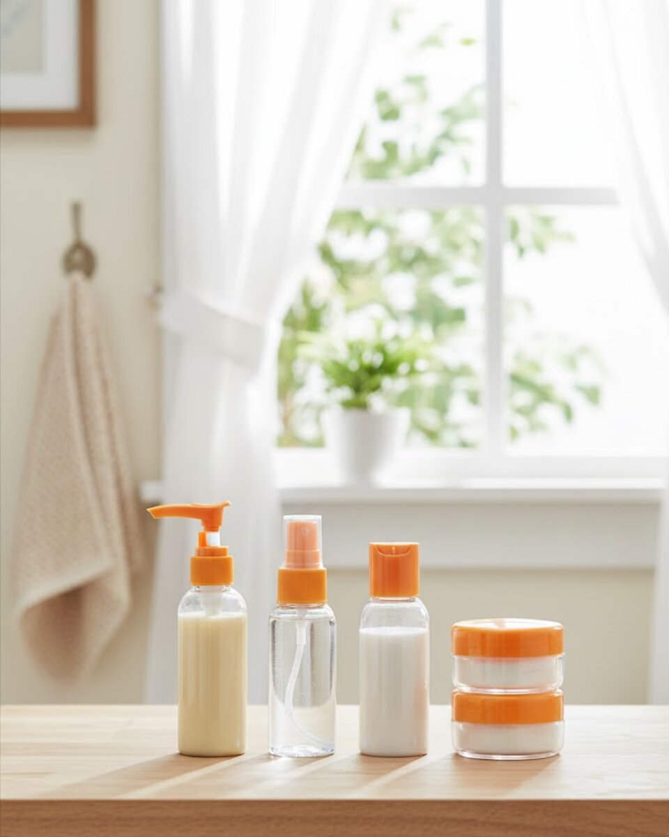 Seyahat İçin 5’li Şeffaf Kozmetik Kap Seti 30 ml 1 Seyahat İçin 5’li Şeffaf Kozmetik Kap Seti 30 ml