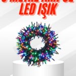 Karışık Renk Pilli Led Işık Çok Fonksiyonlu Enerji Tasarruflu 5 Metre