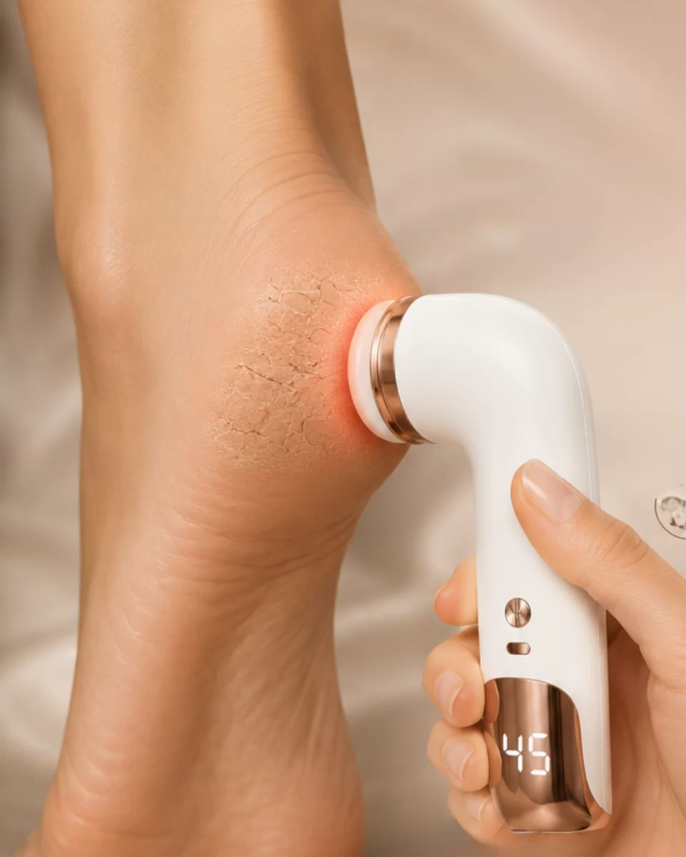 Kablosuz Epilatör Topuk Temizleme ve Cilt Peeling Cihazı 3’ü 1 Arada 1 Kablosuz Epilatör Topuk Temizleme ve Cilt Peeling Cihazı 3’ü 1 Arada