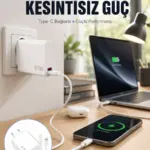 67W Type-C Turbo Şarj Cihazı – Aşırı Akım ve Isı Koruması Seyahat Uyumlu Yeni Nesil