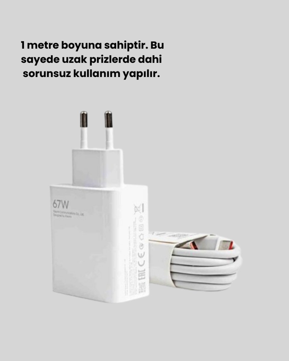 67 Watt Çift Turbo Şarj Adaptörü Reno 4 5 6 Uyumlu 2 67 Watt Çift Turbo Şarj Adaptörü Reno 4 5 6 Uyumlu - Görsel 2