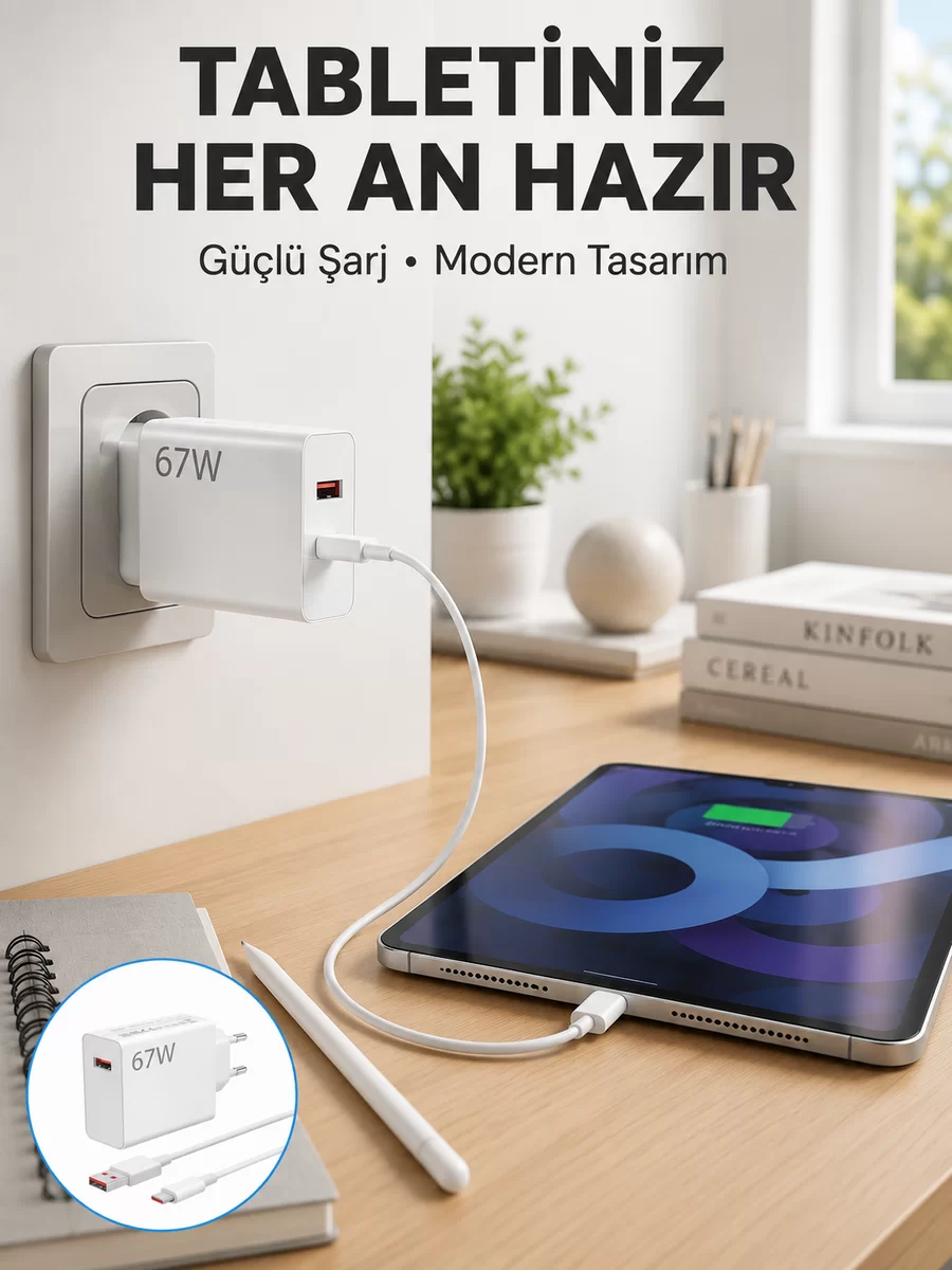 67 Watt Type C Hızlı Şarj Başlık Xiaomi Black Shark Uyumlu Yeni Nesil 1 67 Watt Type C Hızlı Şarj Başlık Xiaomi Black Shark Uyumlu Yeni Nesil
