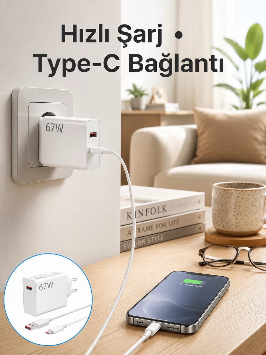 67 Watt Hızlı Şarj Aleti Poco F2 F3 F4 Uyumlu Yeni Nesil 1 67 Watt Hızlı Şarj Aleti Poco F2 F3 F4 Uyumlu Yeni Nesil
