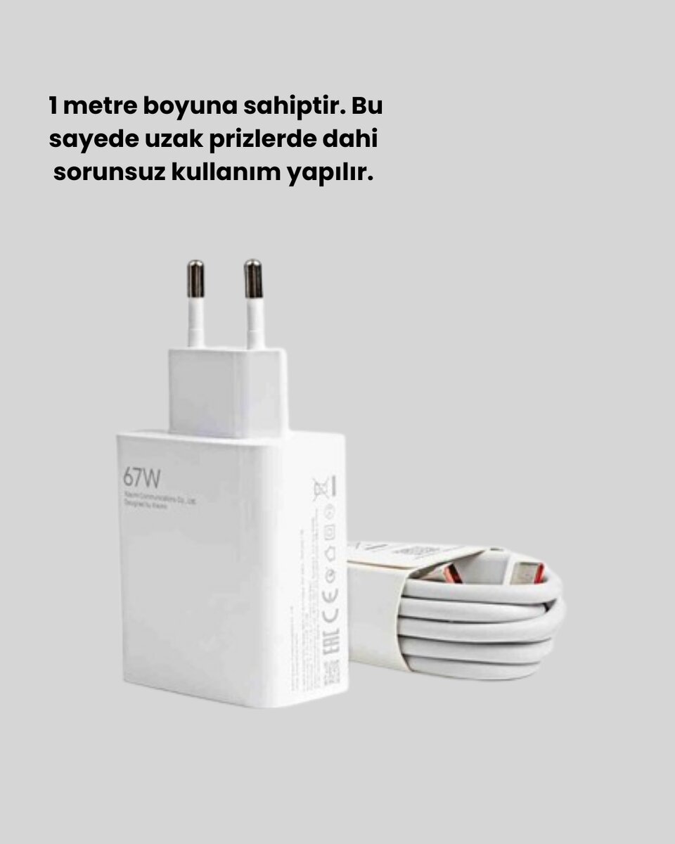 67 Watt Güçlü Turbo Şarj Aleti Samsung Note 10 Note 20 Uyumlu 2 67 Watt Güçlü Turbo Şarj Aleti Samsung Note 10 Note 20 Uyumlu - Görsel 2