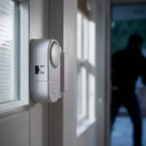 Kapı ve Pencere Güvenlik Alarmı 90 dB Sesli Manyetik Sensörlü Taşınabilir