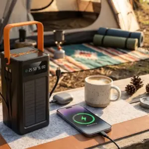 80.000 Solar Şarj Özellikli Yüksek Kapasiteli Powerbank Hızlı Şarj Destekli