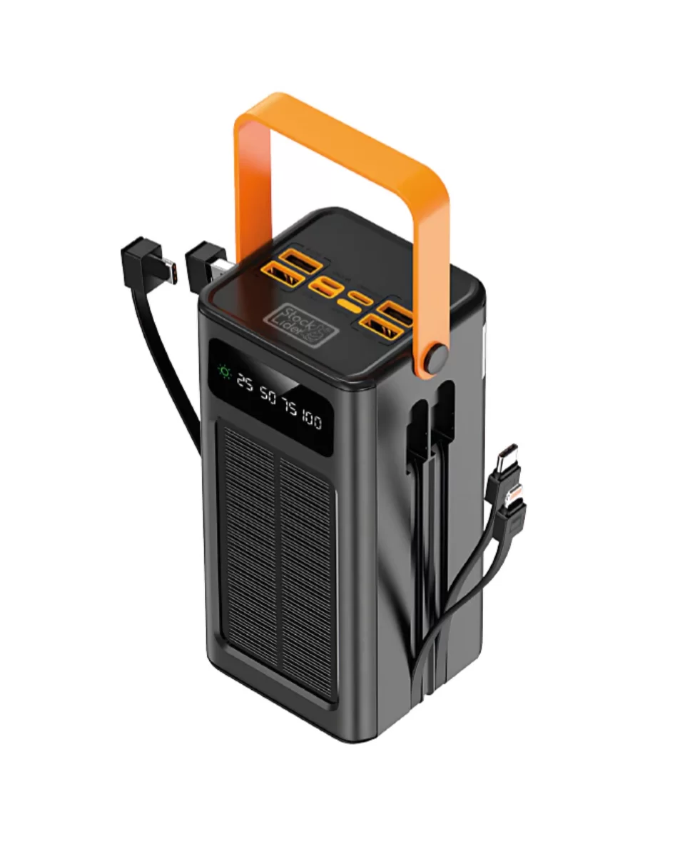 Güneş Enerjili Taşınabilir Powerbank Yüksek Kapasiteli Hızlı Şarj Özellikli 2 Güneş Enerjili Taşınabilir Powerbank Yüksek Kapasiteli Hızlı Şarj Özellikli - Görsel 2