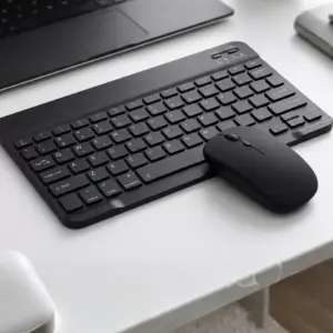 Kablosuz Bluetooth Klavye Mouse Seti Wireless Sessiz İnce Tasarım Çoklu Uyumlu