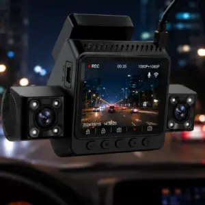 Araç İçi Güvenlik Kamerası 4 Lensli Full HD Kayıt Destekli Sistem