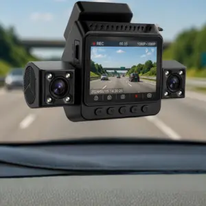 Araç Ön Arka İç Kamera Sistemi Full HD Hareket Sensörlü Kayıt Cihazı