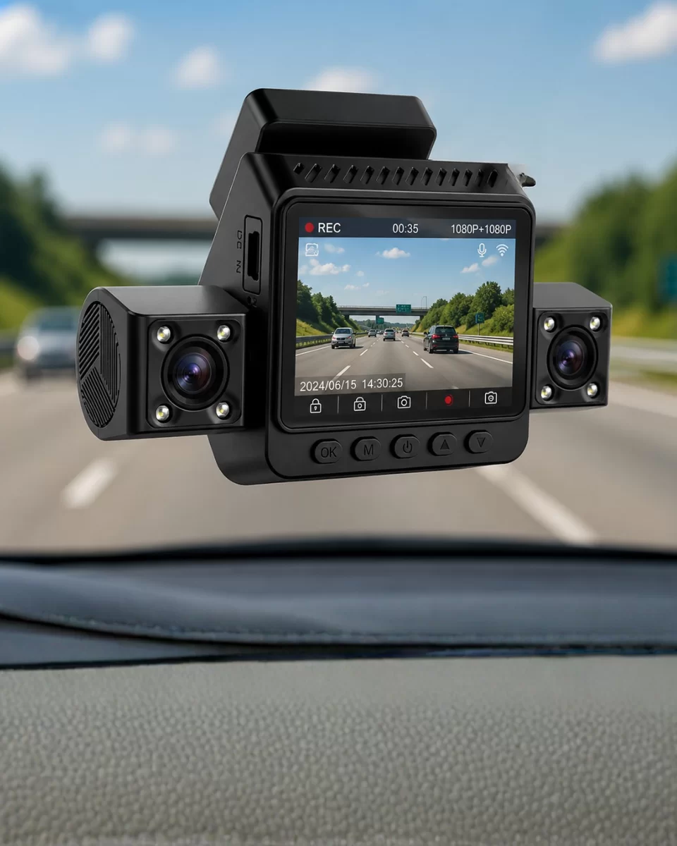 Araç Ön Arka İç Kamera Sistemi Full HD Hareket Sensörlü Kayıt Cihazı 1 Araç Ön Arka İç Kamera Sistemi Full HD Hareket Sensörlü Kayıt Cihazı
