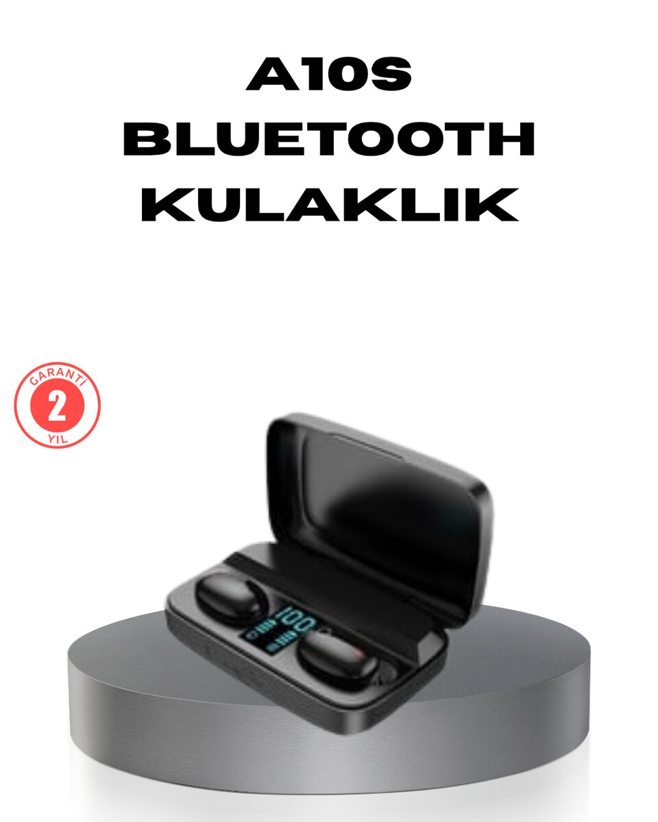 A10s TWS Bluetooth 5.0 Kulaklık – Powerbank’li Şarj Kutusu Dokunmatik Kontrol Gerçek Stereo 1 A10s TWS Bluetooth 5.0 Kulaklık – Powerbank’li Şarj Kutusu Dokunmatik Kontrol Gerçek Stereo
