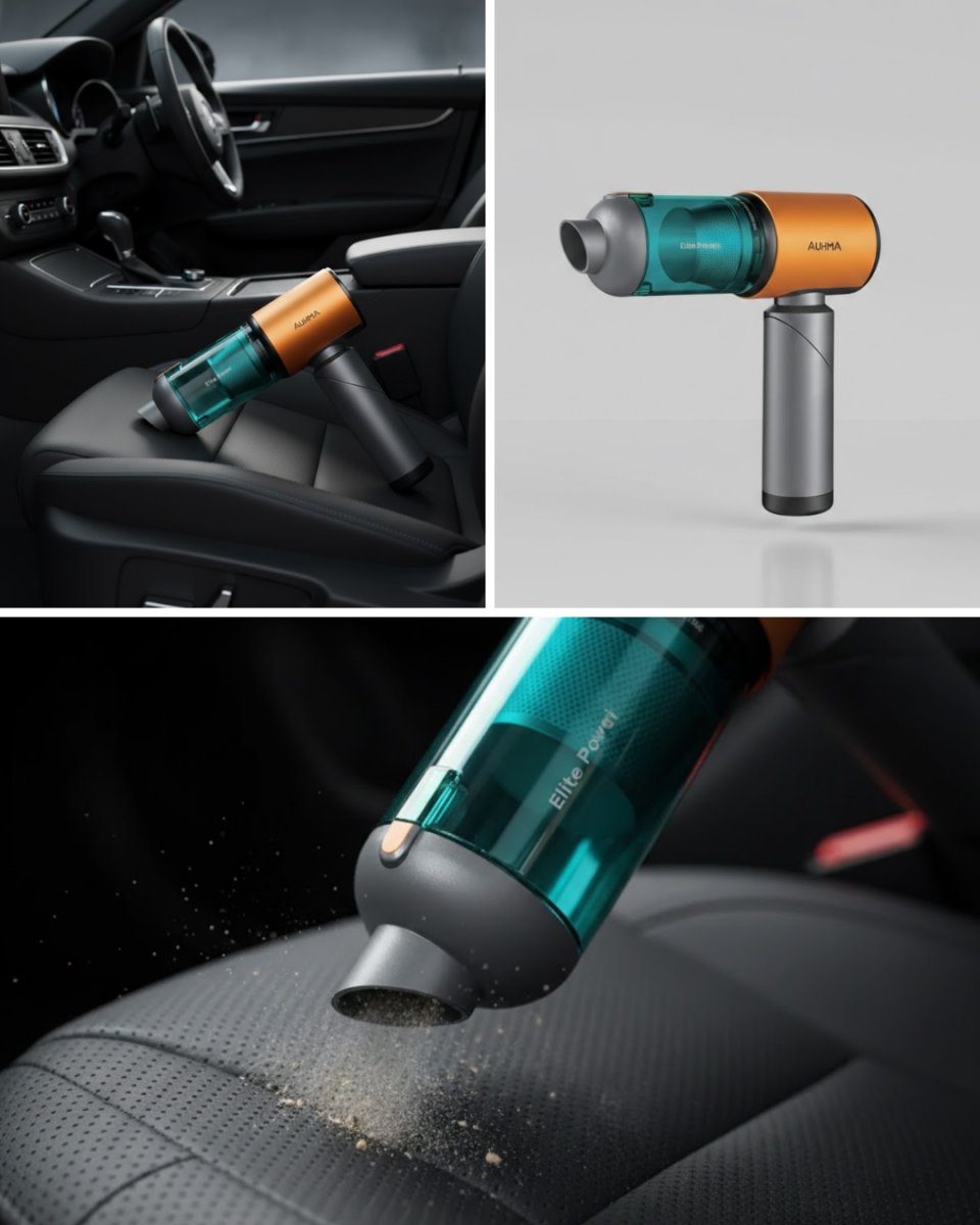 Araç İçin El Tipi Süpürge Güçlü Motor ve Uzun Pil Ömrü 1 Araç İçin El Tipi Süpürge Güçlü Motor ve Uzun Pil Ömrü