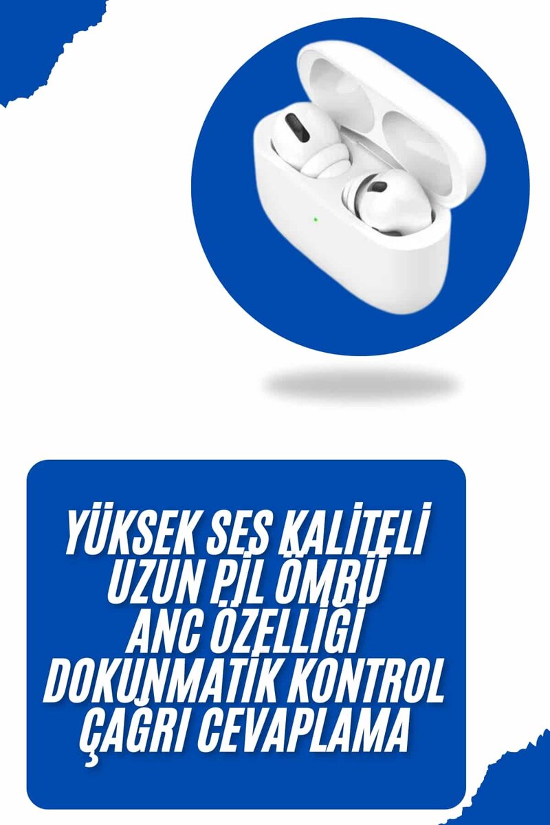 Bluetooth Kulaklık Kulak İçi Silikonlu Stereo Yüksek Ses Kaliteli Dokunmatik 2 Bluetooth Kulaklık Kulak İçi Silikonlu Stereo Yüksek Ses Kaliteli Dokunmatik - Görsel 2