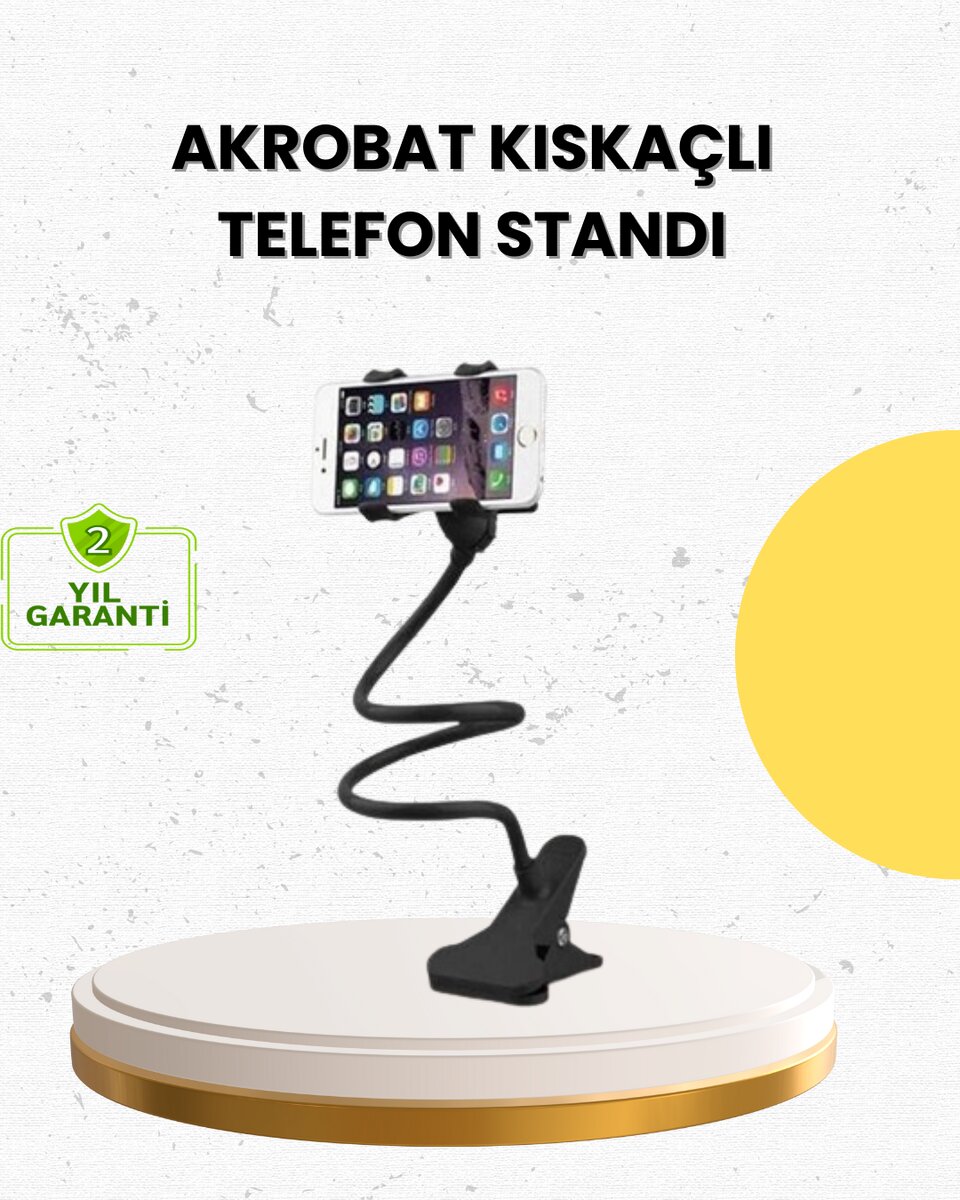Masa ve Araç İçi Kullanıma Uygun Akrobat Telefon Tutucu 1 Masa ve Araç İçi Kullanıma Uygun Akrobat Telefon Tutucu