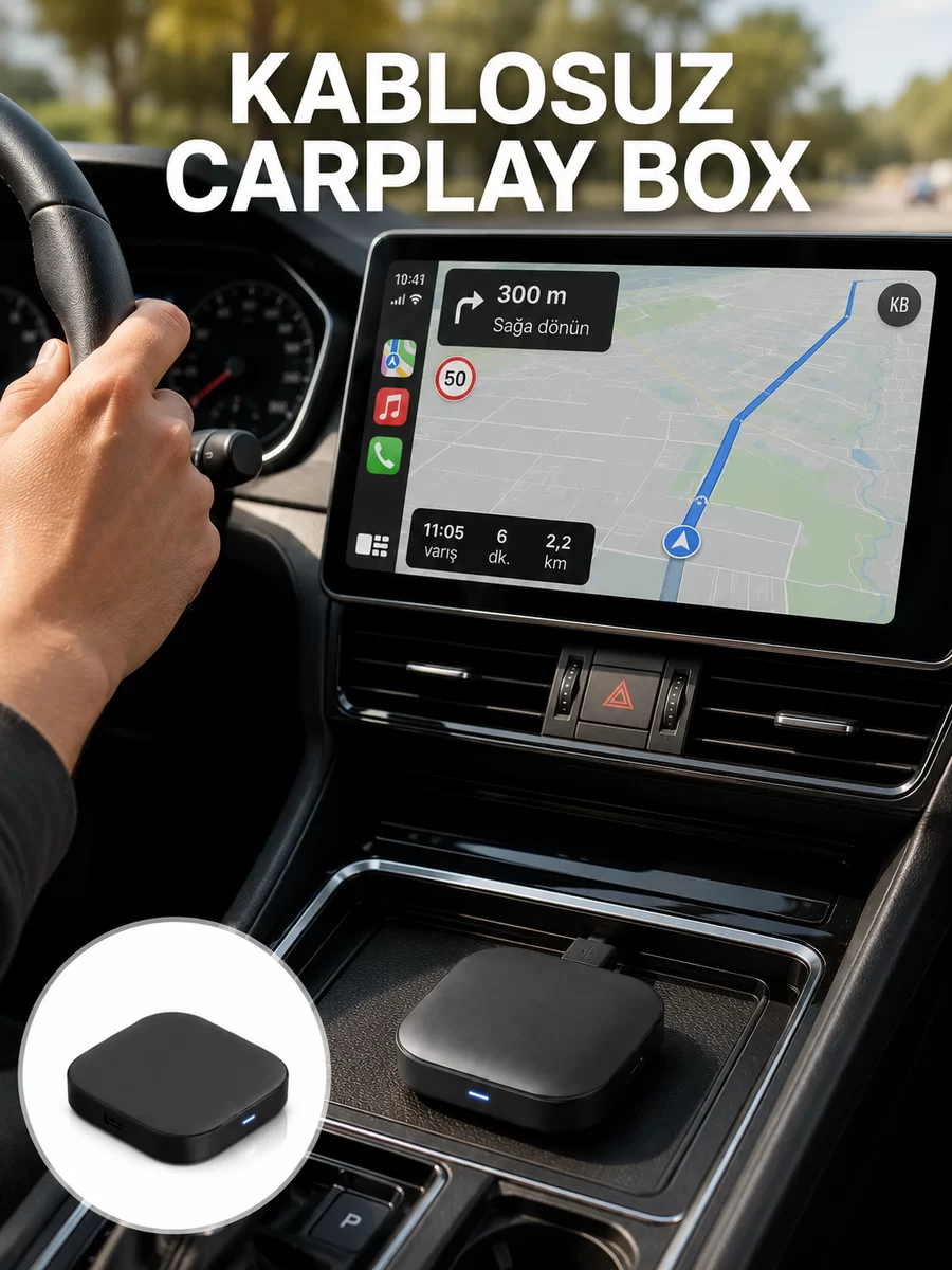 Bluetooth 5.0 Kablosuz Android Auto Araç İçi Adaptör Yeni Nesil 1 Bluetooth 5.0 Kablosuz Android Auto Araç İçi Adaptör Yeni Nesil