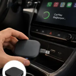 USB Girişli Tak Çalıştır Kablosuz Android Auto Cihazı Yeni Nesil