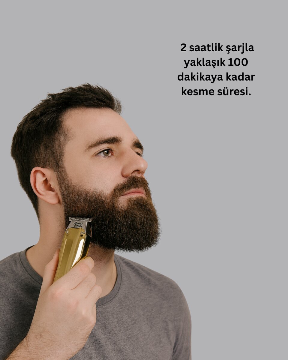 Berber Tipi Saç Sakal Kesme Makinesi USB Şarjlı Sessiz Motorlu 4 Berber Tipi Saç Sakal Kesme Makinesi USB Şarjlı Sessiz Motorlu - Görsel 4