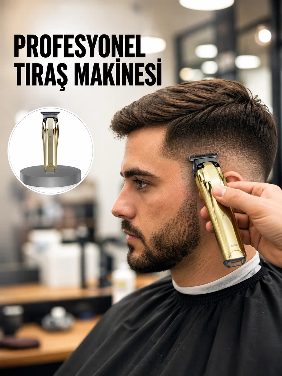 Kablosuz Erkek Bakım Tıraş Makinesi Hassas Bıçaklı Şarjlı Kullanım Yeni Nesil 1 Kablosuz Erkek Bakım Tıraş Makinesi Hassas Bıçaklı Şarjlı Kullanım Yeni Nesil