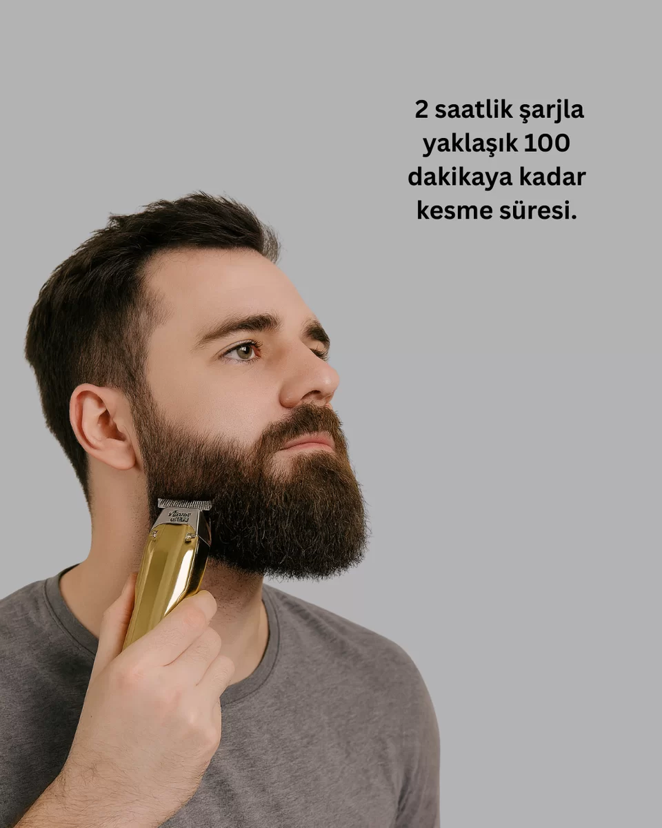 Profesyonel Erkek Tıraş Makinesi Güçlü Kesim ve Uzun Şarj Süreli Yeni Nesil 4 Profesyonel Erkek Tıraş Makinesi Güçlü Kesim ve Uzun Şarj Süreli Yeni Nesil - Görsel 4