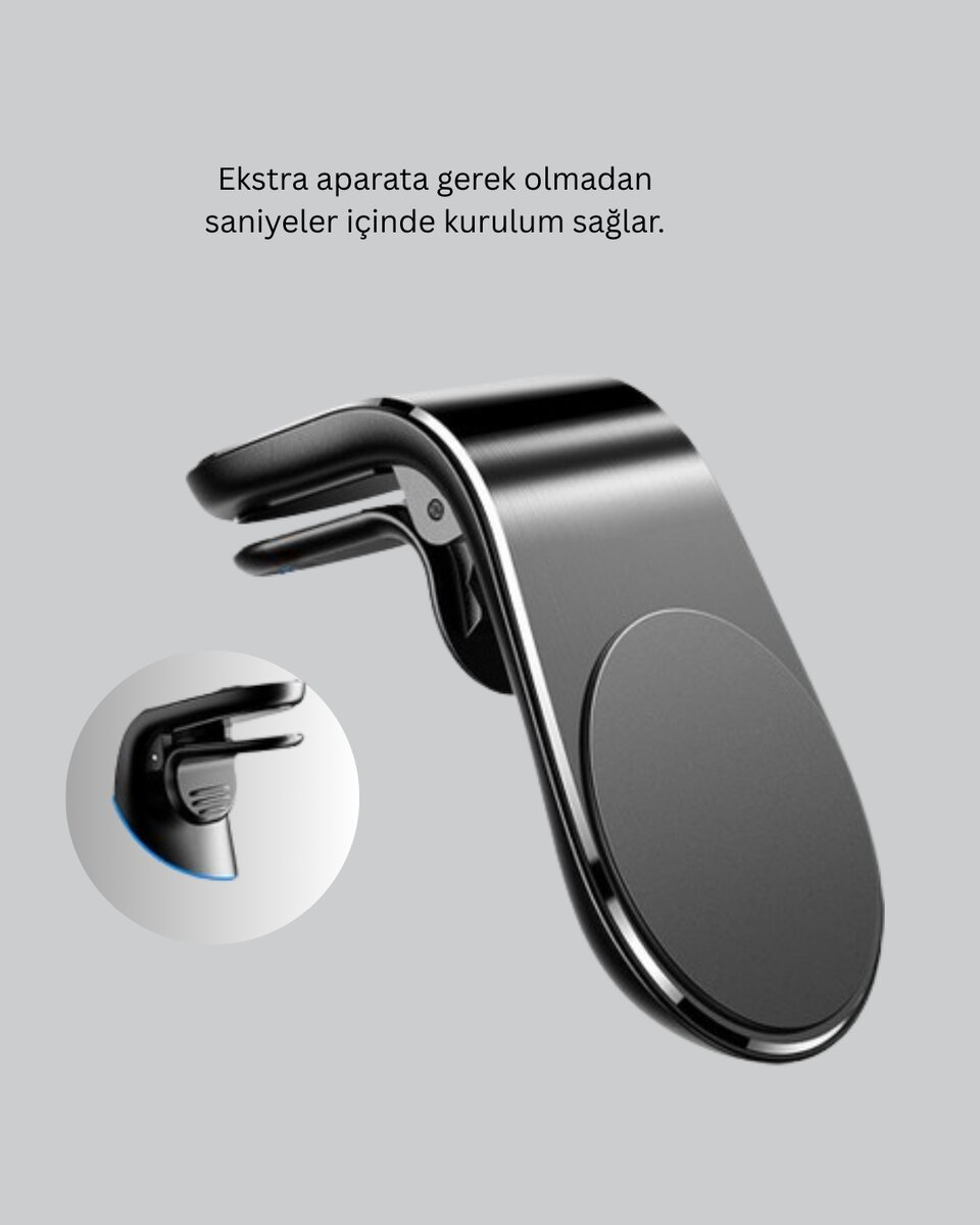 360° Ayarlanabilir Araç Telefon Tutucu – Tüm Telefonlarla Uyumlu 2 360° Ayarlanabilir Araç Telefon Tutucu – Tüm Telefonlarla Uyumlu - Görsel 2