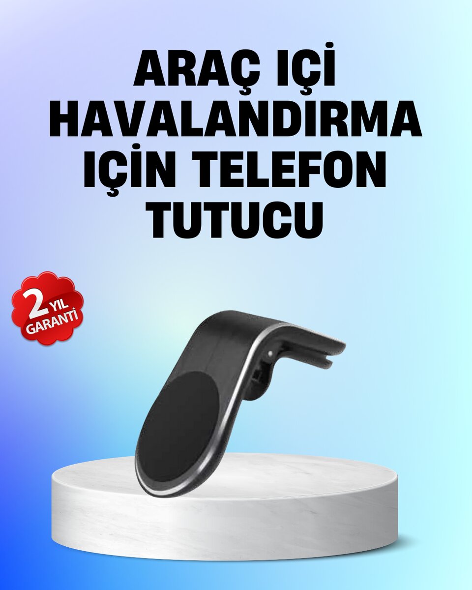 Manyetik Araç Telefon Tutucu – 360° Döner Kalorifer Petekli 1 Manyetik Araç Telefon Tutucu – 360° Döner Kalorifer Petekli