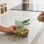 İpli Manuel Sebze Doğrayıcı 5 Bıçaklı Pratik Mutfak Rondosu