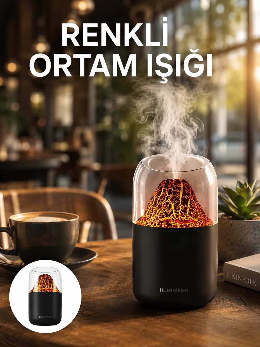 280 ml Kapasiteli Aromaterapi Cihazı Yeni Nesil 1 280 ml Kapasiteli Aromaterapi Cihazı Yeni Nesil