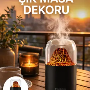 Büyük Kapasiteli Aromaterapi Cihazı – 280 ml Su Haznesi Yeni Nesil