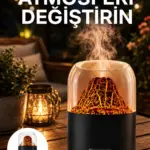 Alev Efektli Ultrasonik Difüzör – Sessiz Çalışma Yeni Nesil