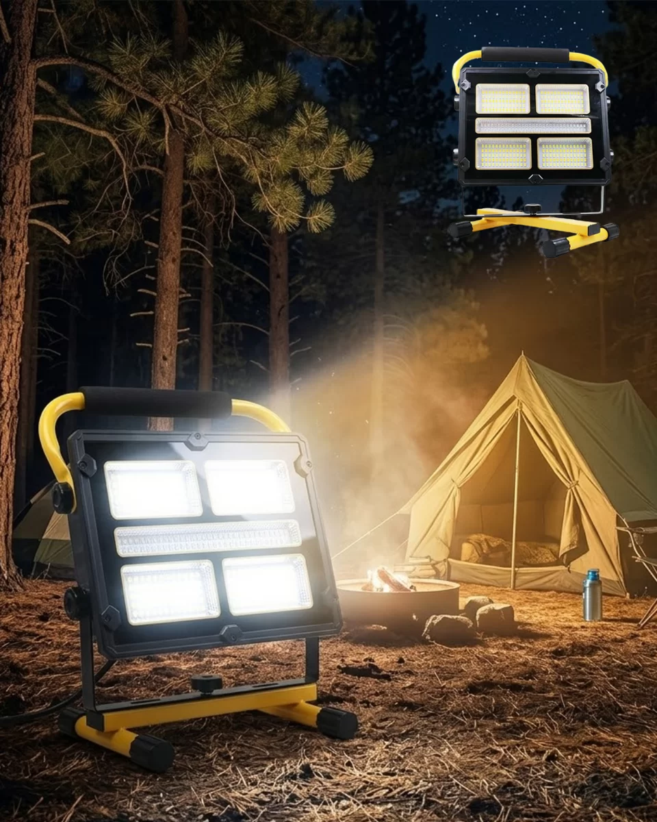 Solar ve USB Şarjlı Güçlü LED Çalışma Lambası Ayarlanabilir Açılı Kamp Feneri 1 Solar ve USB Şarjlı Güçlü LED Çalışma Lambası Ayarlanabilir Açılı Kamp Feneri
