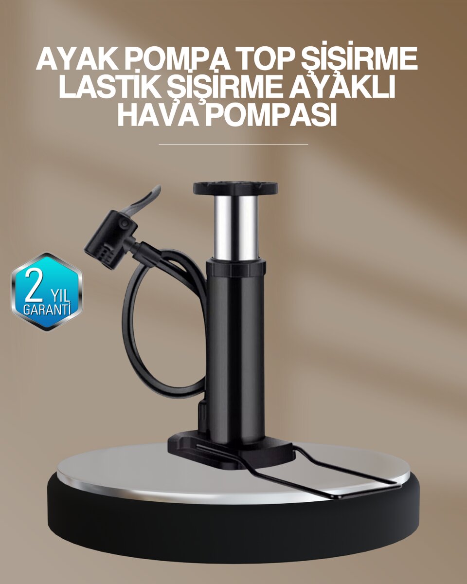 Extra Güçlü Ayak Pompası Otomobil Motosiklet Bisiklet Uyumlu 1 Extra Güçlü Ayak Pompası Otomobil Motosiklet Bisiklet Uyumlu