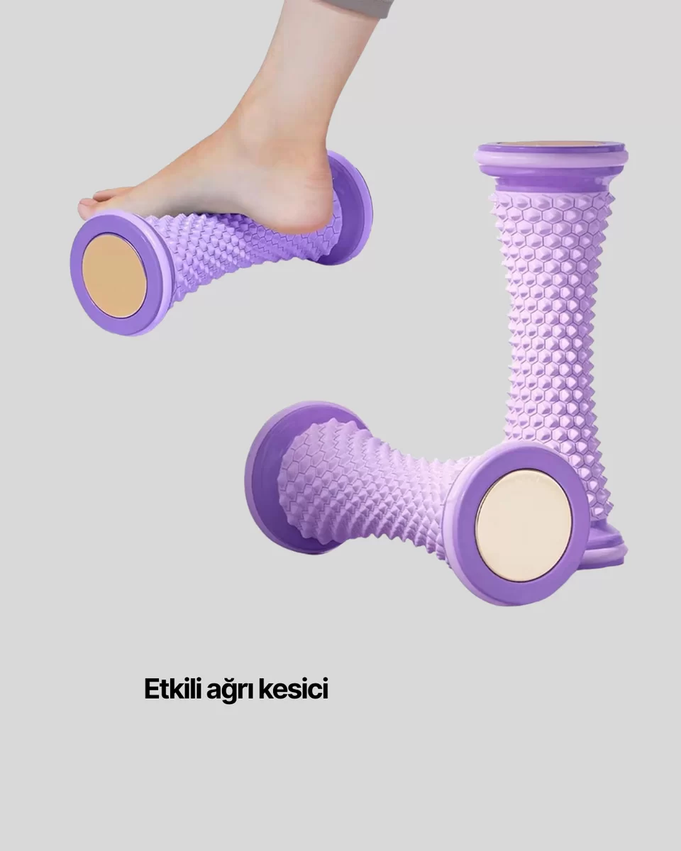 Ayak Masaj Rulosu Akupresur Silindir Kas Gevşetici Taşınabilir 4 Ayak Masaj Rulosu Akupresur Silindir Kas Gevşetici Taşınabilir - Görsel 4