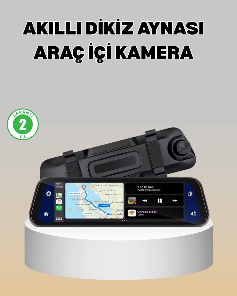 Gece Görüşlü Araç Dikiz Aynası Kamera Park Monitörlü 1 Gece Görüşlü Araç Dikiz Aynası Kamera Park Monitörlü
