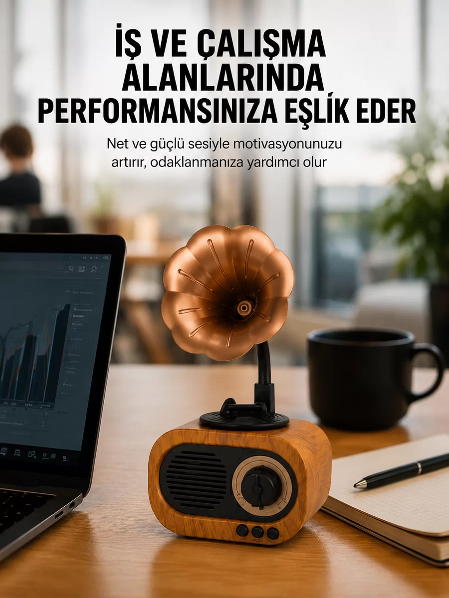 Kablosuz Retro Radyo Hoparlör 5W Güçlü Ses USB Hafıza Kart Destekli Yeni Nesil 1 Kablosuz Retro Radyo Hoparlör 5W Güçlü Ses USB Hafıza Kart Destekli Yeni Nesil