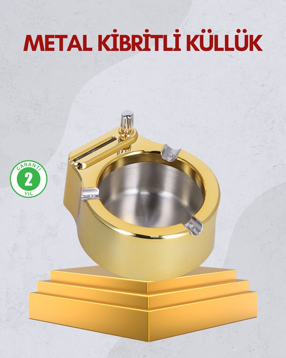 Paslanmaz Çelik Küllük Çakmaklı Masa Üstü Kullanım 1 Paslanmaz Çelik Küllük Çakmaklı Masa Üstü Kullanım
