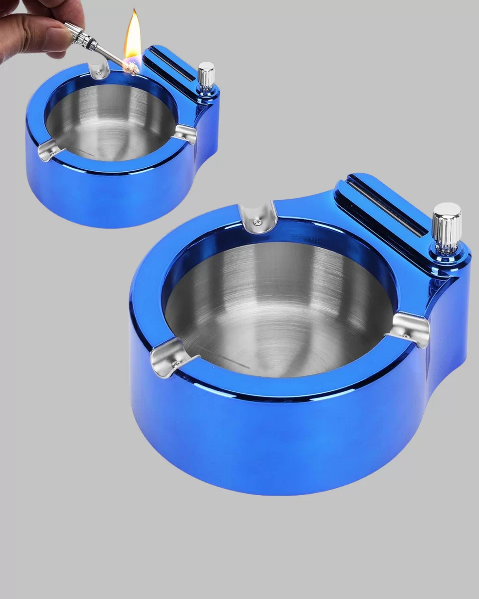 Dekoratif Çakmaklı Küllük Kolay Temizlenebilir Metal Yeni Nesil 3 Dekoratif Çakmaklı Küllük Kolay Temizlenebilir Metal Yeni Nesil - Görsel 3