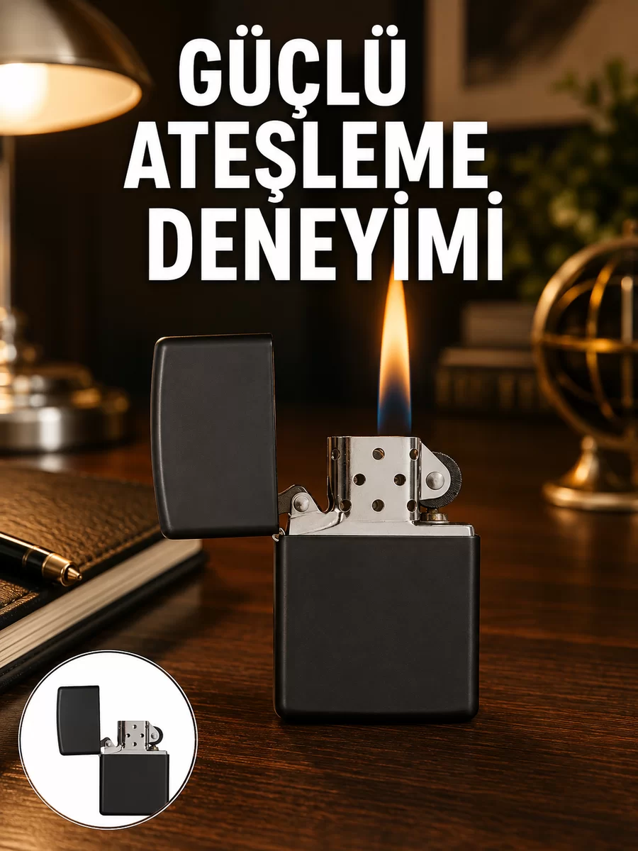 Çakmak Parlak Siyah Doldurulabilir Hedyelik Eşya Yeni Nesil 1 Çakmak Parlak Siyah Doldurulabilir Hedyelik Eşya Yeni Nesil