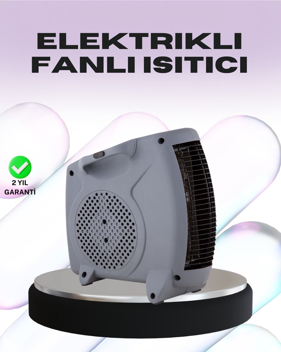 Taşınabilir Fanlı Isıtıcı Elektrikli Termik Korumalı Oda Isıtıcı 1 Taşınabilir Fanlı Isıtıcı Elektrikli Termik Korumalı Oda Isıtıcı