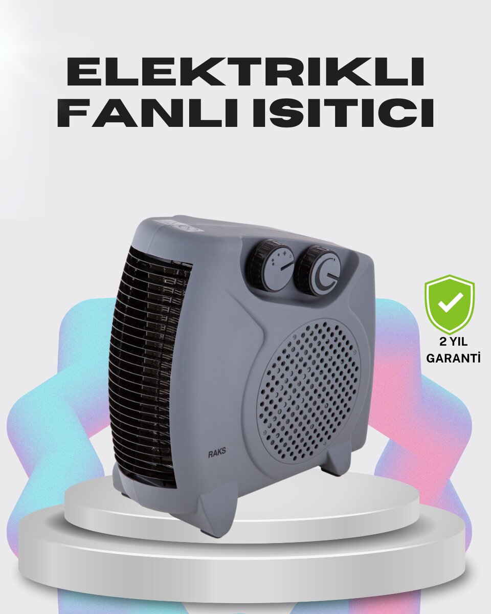 Çok Fonksiyonlu Fanlı Isıtıcı Isıtma ve Soğuk Hava Üfleme Özellikli 1 Çok Fonksiyonlu Fanlı Isıtıcı Isıtma ve Soğuk Hava Üfleme Özellikli