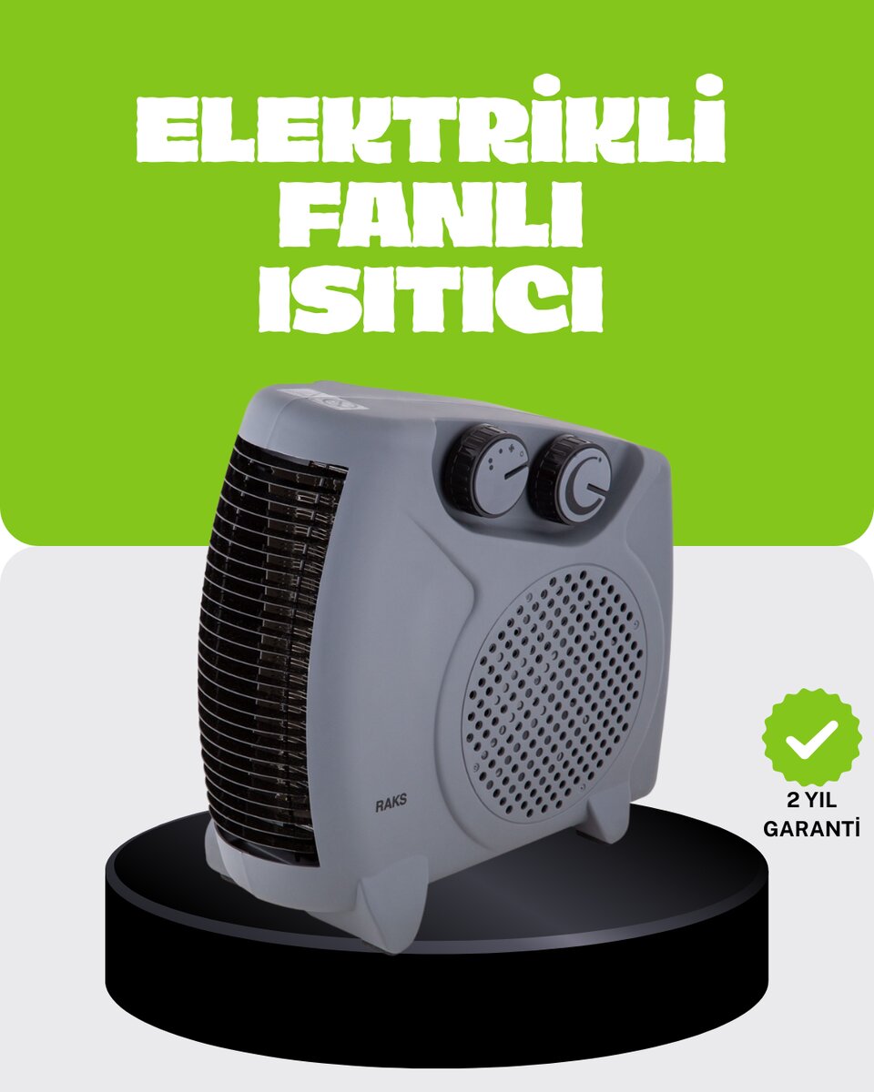 Güvenli Elektrikli Fanlı Isıtıcı Termostatlı Hızlı Isıtma 1 Güvenli Elektrikli Fanlı Isıtıcı Termostatlı Hızlı Isıtma