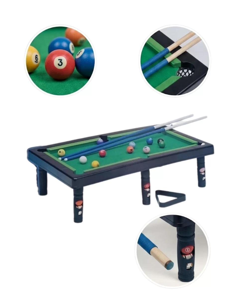 Çocuklar İçin Bilardo Seti Masaüstü Snooker ve Pool Oyuncak 4 Çocuklar İçin Bilardo Seti Masaüstü Snooker ve Pool Oyuncak - Görsel 4