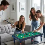 Masaüstü Bilardo Seti 5 Yaş Üzeri Çocuklar İçin Eğitici Oyuncak