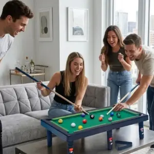 Masaüstü Bilardo Seti 5 Yaş Üzeri Çocuklar İçin Eğitici Oyuncak